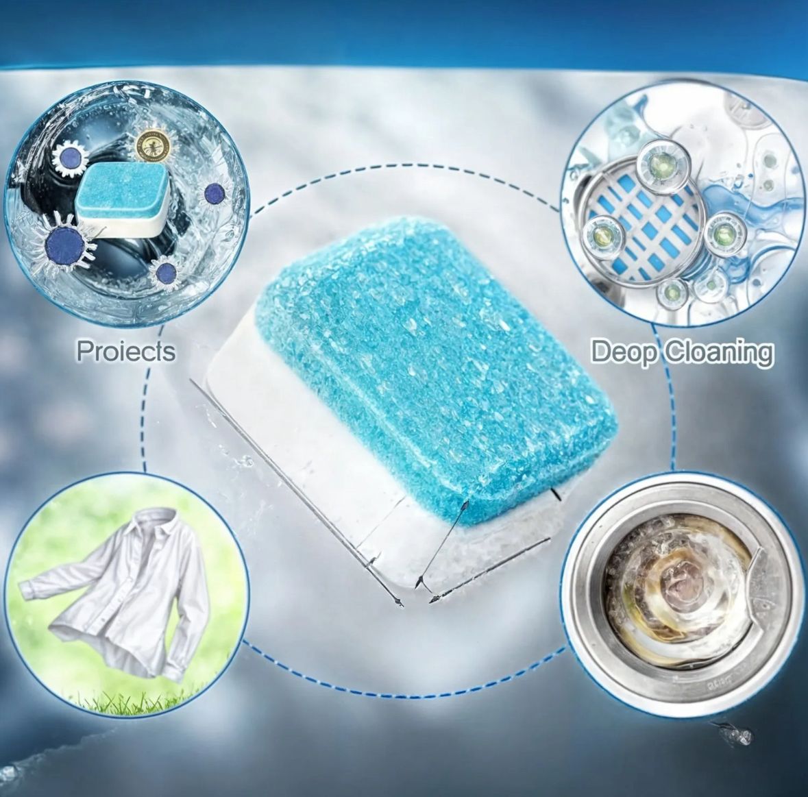 Pack Pastilla Lavadora X60 Unid. 5 Caj